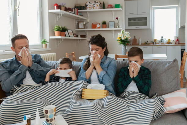 istock Family having fever 1208906254