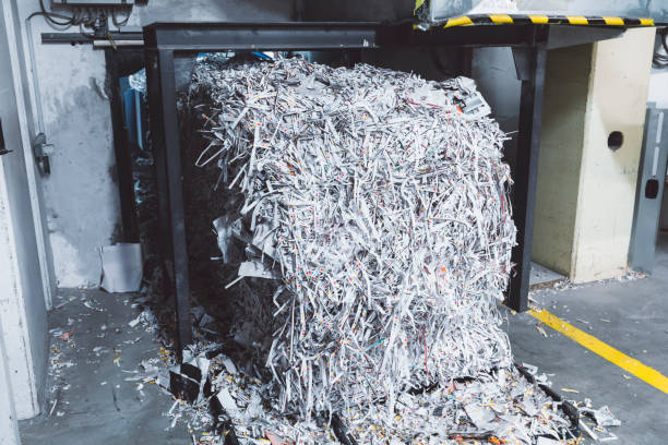 istock Industrial paper shredder 1208909251