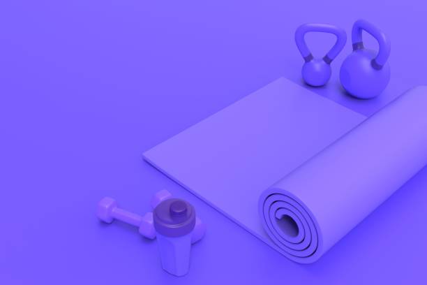 istock 3D Rendering Exercising Concept stock photo 1208910518