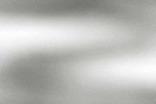 Brillante lámina de plata brillo pared metálica con espacio de copia, fondo de textura abstracta photo