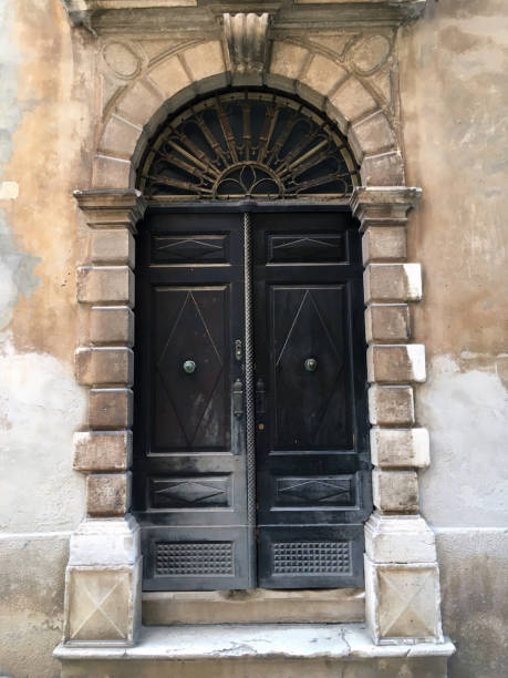 istock Arched door in Porec Croatia. 1208920690