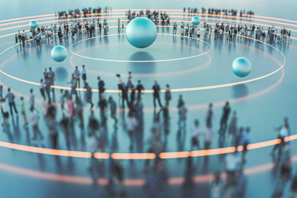 Crowds of people conceptual image