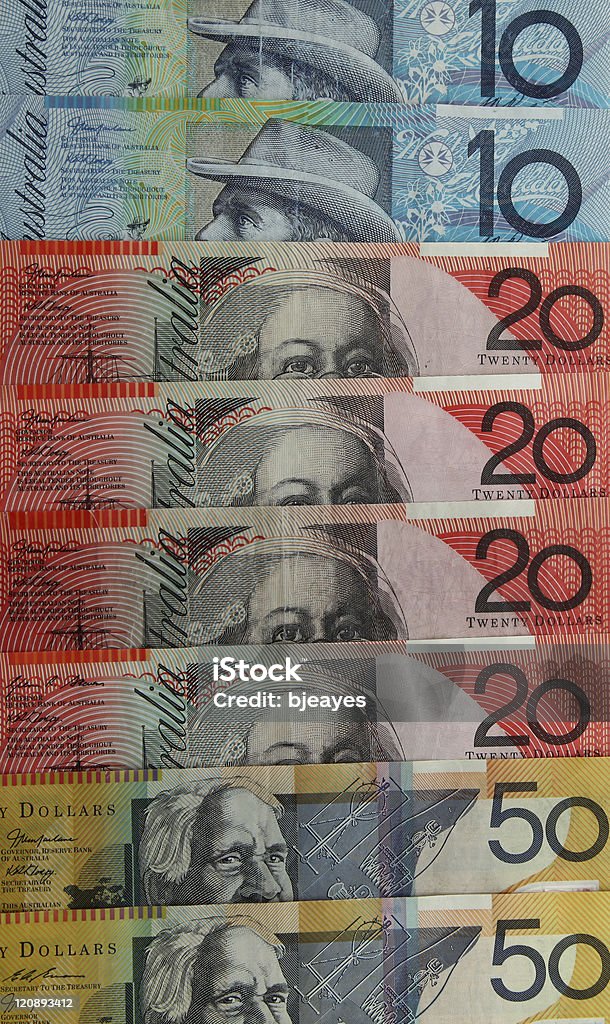 Dinheiro australiano - Royalty-free Atividade bancária Foto de stock