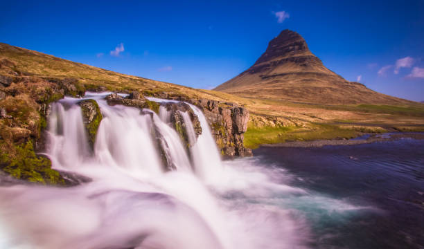 istock Kirkjufellsfoss and Kirkjufell Iceland 1208950610