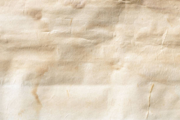 istock Brown crumpled background paper texture 1208952163