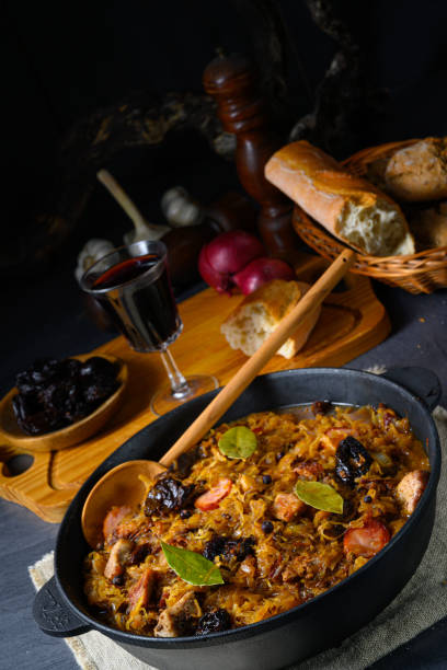 istock A real Polish 'Bigos,'after an old recipe with dried plums and wine. 1208961916