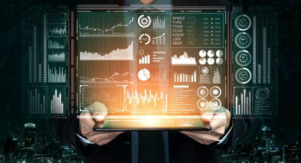 istock Big Data Technology for Business Finance Concept. 1208961954