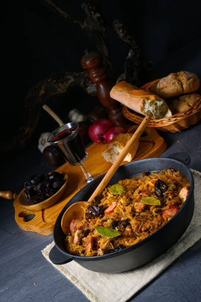 istock A real Polish 'Bigos,'after an old recipe with dried plums and wine. 1208961961