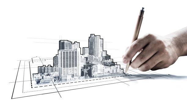 istock City civil planning and real estate development. 1208962128