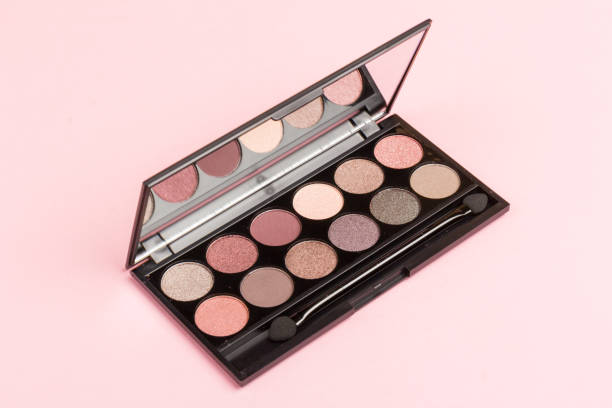 istock set of pastel eyeshadows isolated on rose background 1208978633