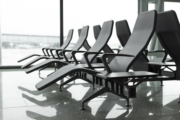 istock Airport waiting seat 1208981110