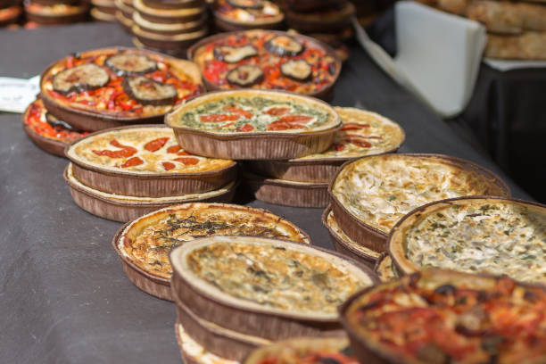 istock Round Vegetarian Tortillas with Different Tastes 1208983860