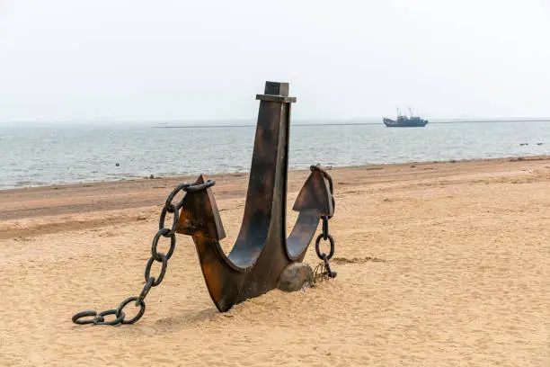 Photo of Anchor on the beach