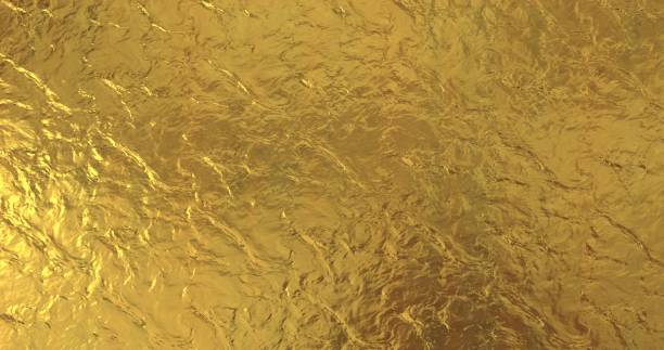 istock Golden foil background. Gold texture 3D rendering image 3D rendering 3D illustration 1208985889