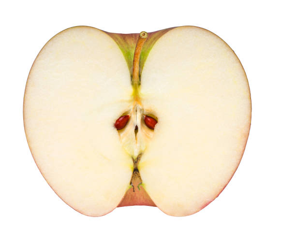 istock Fresh red apple isolated on white background, Korea Apple isolated on white with clipping path. 1208993175