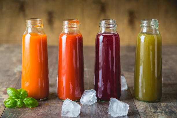 istock Vegetable and fruit juices and smoothies 1208994030