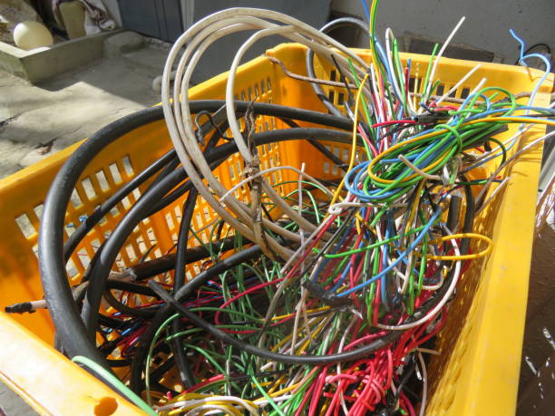 istock Wires in a Yellow Basket 1208994972