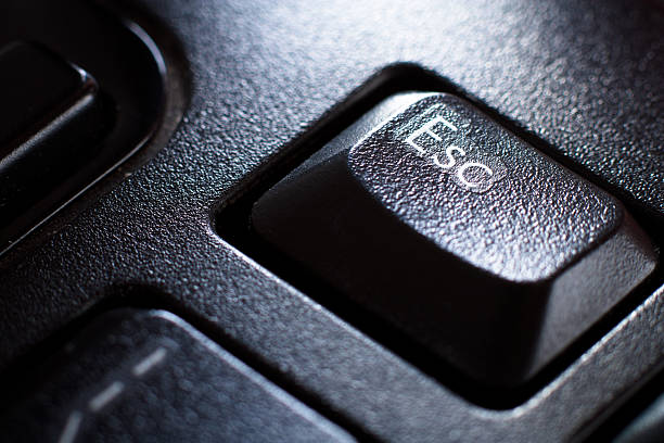 istock Black Keyboard, "Esc" Key 120899930