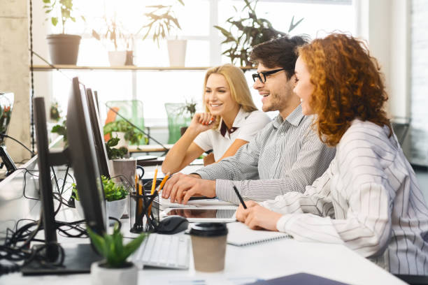 istock Team of business analysts working on new project 1209005223