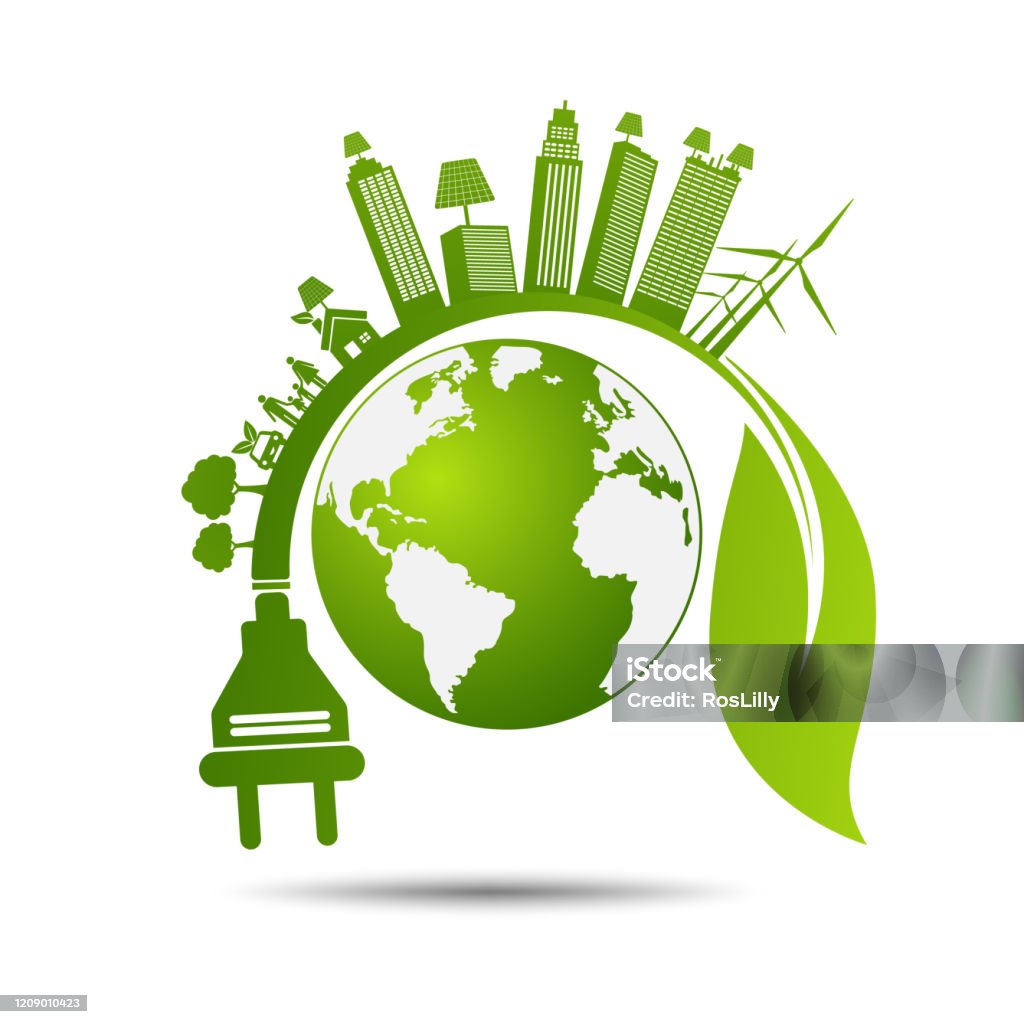 Environmental Development Vector Concept World Environment And Sustainable Development Vector ...