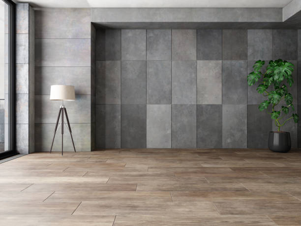 Stone Wall And Parquet Floor Stone Wall And Parquet Floor wall building feature stock pictures, royalty-free photos & images
