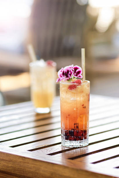 istock Summer fresh cocktails on tropical vacation 1209016505