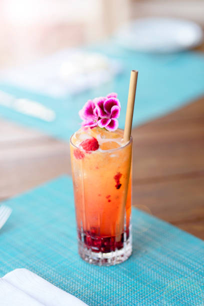 istock Summer fresh cocktails on tropical vacation 1209016538