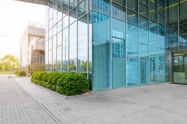 istock Empty floor and modern office building ,shenzhen,china 1209025085