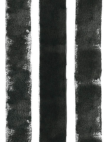 Three thick vertical lines in black painted by thick black paint and small sponge paint roller on A4 printing paper.
Seamless pattern rich in details - natural spontaneous lines imprints transparencies.

SEAMLESS PATTERN - duplicate it vertically and/or horizontally to get unlimited area without visible connections!

VECTOR FILE - enlarge without lost the quality!

HIGH DETAILED FILE - zoom to see the details!