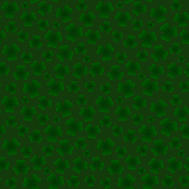 istock Saint Patricks Day clover irish shamrock green seamless background 1209029499