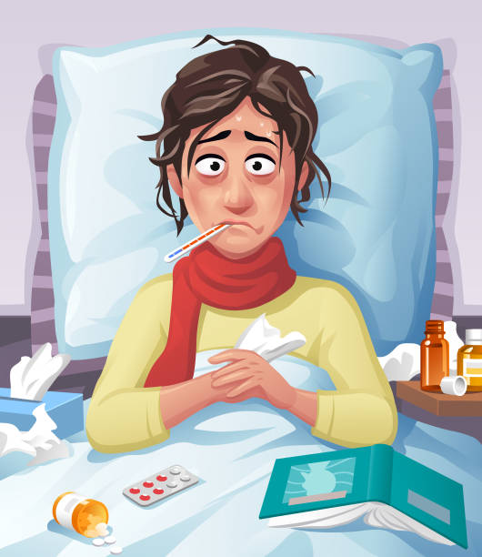 9,000+ Temperature Sick Women Illustrations, Royalty-Free Vector Graphics & Clip Art - iStock