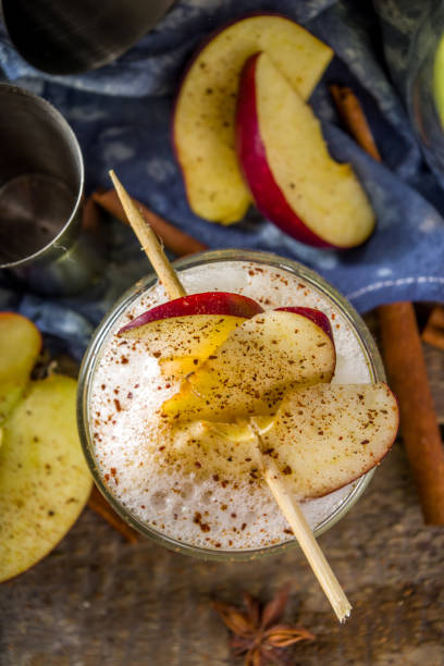 Apple cider sour card cocktail