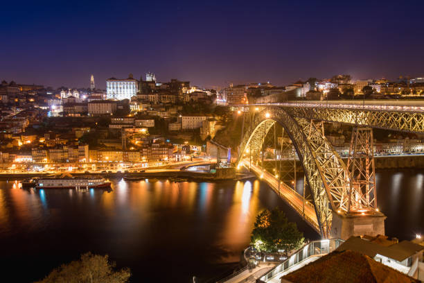 istock View of Luis I Bridge at Night 1209030901