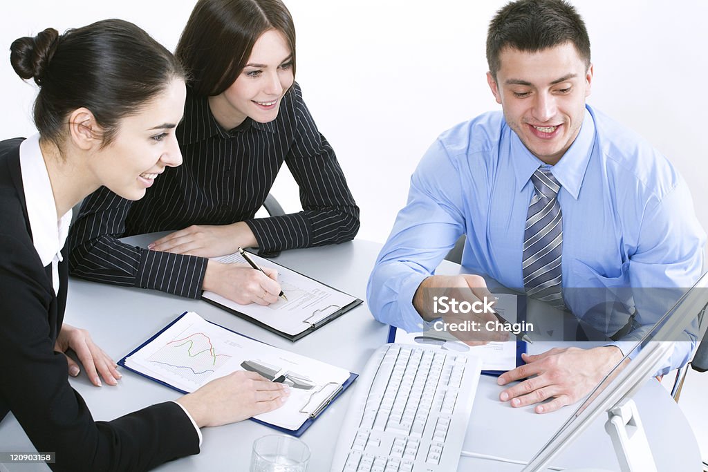 Del Team - Foto stock royalty-free di Abbigliamento da lavoro