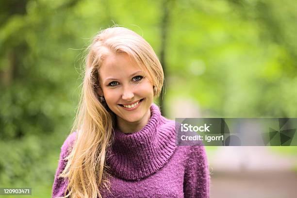 Woman In Park Stock Photo - Download Image Now - Adult, Adults Only, Beautiful People
