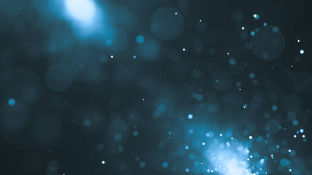 istock Glitter lights. Bokeh background with lots of blurred particles. Bright glowing defocused dust. Magic composition. 3d rendering 1209038472