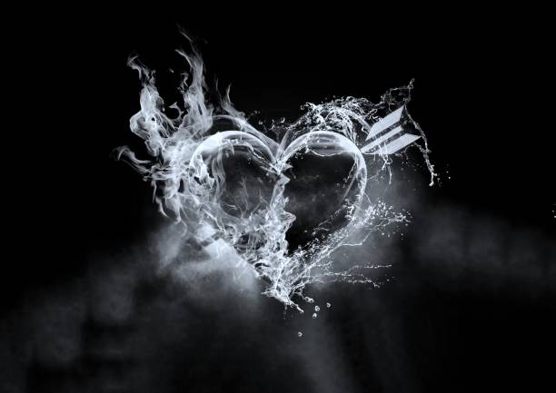 istock Abstract heart pierced by an arrow 1209041181