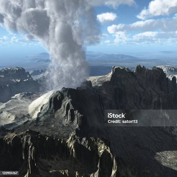 Vulkan Ausbruch Stockfoto und mehr Bilder von Asche - Asche, Island, Wolke