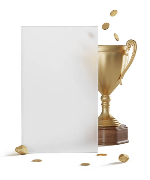 istock gold cup winner and poster, 3D illustration 1209043964