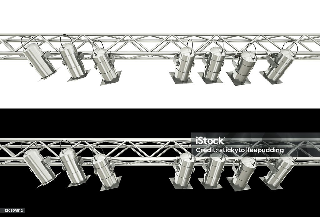 Etapa de iluminación - Foto de stock de Andamio - Herramientas de construcción libre de derechos