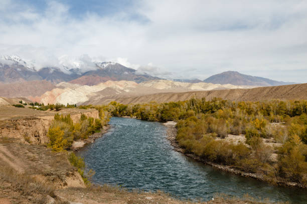 istock Kokemeren river, Aral, Kyrgyzstan 1209045412
