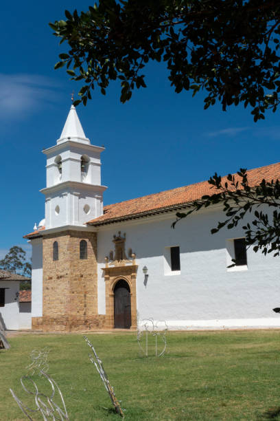 istock Church tower in Villa de Leyva Colombia 1209047560