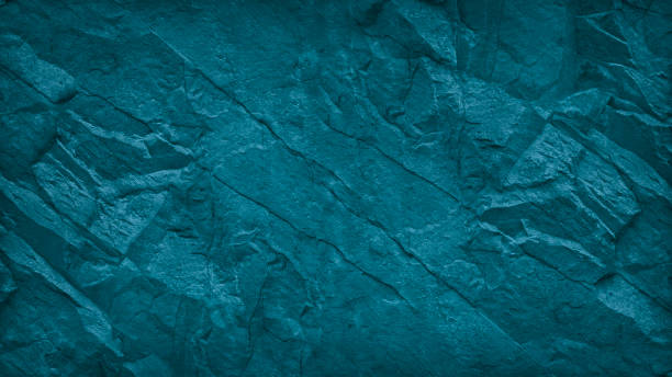 istock Grunge turquoise background. Toned mountain texture. Close-up. 1209049629
