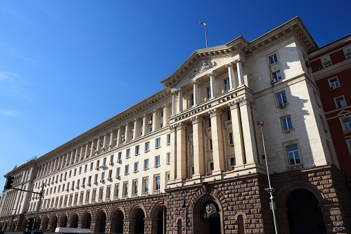 Government of Bulgaria - Council of Ministers building in Sofia.