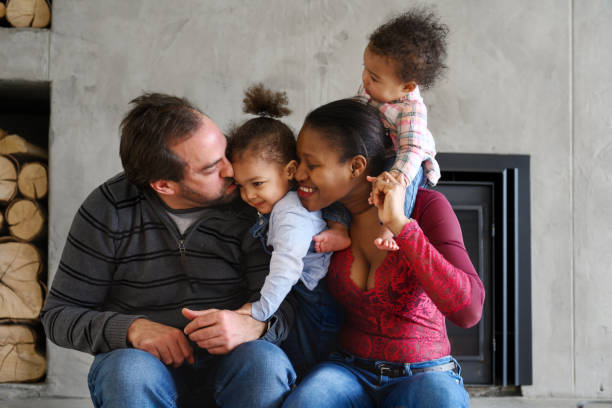 istock Beautiful mixed-race family 1209051964