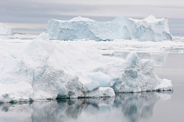 Antarctic landscape stock photo