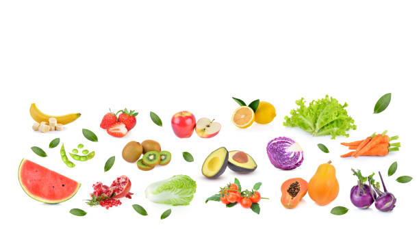 istock vegetables and fruits isolated on white background 1209053029