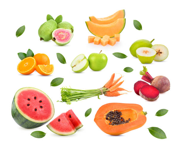 istock vegetables and fruits isolated on white background 1209053062