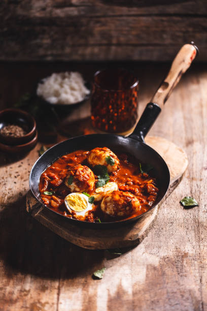 istock Eggs at Curry Masala, Indian Cuisine 1209055630