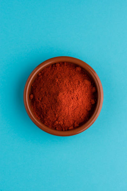 istock Red Chilli Powder in a bowl 1209056808